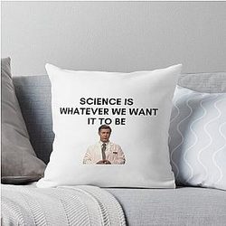 30 Rock - Dr. Leo Spaceman - Science is what we want it to be Throw Pillow