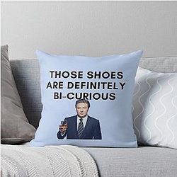 30 Rock - Jack Donaghy - Those shoes are definitely bi curious Throw Pillow