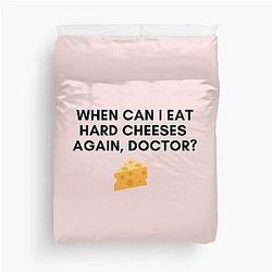 30 Rock - Liz - When Can I Eat Hard Cheeses Again, Doctor? Duvet Cover