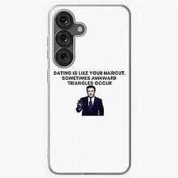 30 Rock - Jack Donaghy - Dating is like your haircut sometimes triangles occur Samsung Galaxy Soft Case