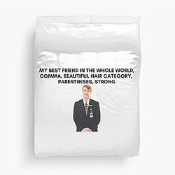 30 Rock - Kenneth - My best friend in the whole world, beautiful hair category Duvet Cover