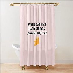 30 Rock - Liz - When can I eat hard cheeses again, Doctor Shower Curtain
