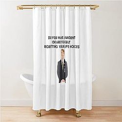 30 Rock - Kenneth - Do you have a moment or are you busy regretting your life choices? Shower Curtain