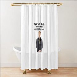30 Rock - Kenneth - You Can't Say "Dick Wolf" on Television Shower Curtain