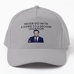 30 Rock - Jack Donaghy: Never go with a hippie to second location Baseball Cap