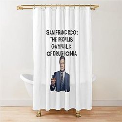 30 Rock - Jack Donaghy - San Francisco: The Gay Public of California Shower Curtain