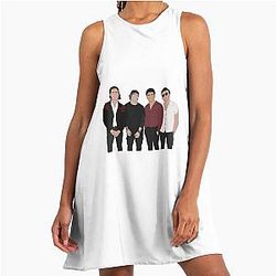 Minimalistic 5 Seconds of Summer A-Line Dress