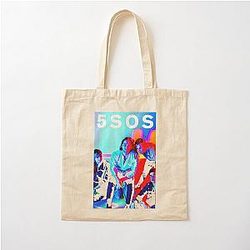 5 Seconds of Summer - Band Photo Cotton Tote Bag