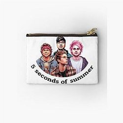 5 Seconds of Summer Band Illustration Zipper Pouch