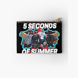 5 Seconds Of Summer Graphic Zipper Pouch