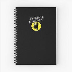 5 Seconds of Summer Spiral Notebook