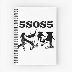 5 Seconds Of Summer Spiral Notebook