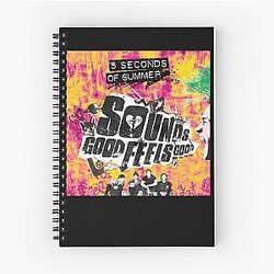 5 Seconds of Summer Spiral Notebook