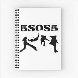 5SOS Merch Spiral Notebook