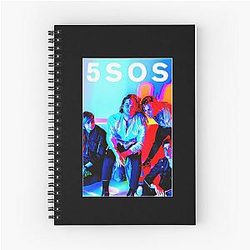 5 Seconds of Summer - 5SOS Band Photo Spiral Notebook