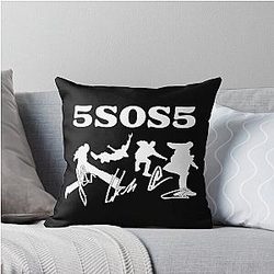 5 Seconds of Summer Throw Pillow