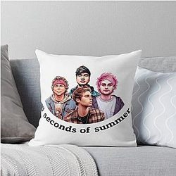 5 Seconds of Summer band Throw Pillow