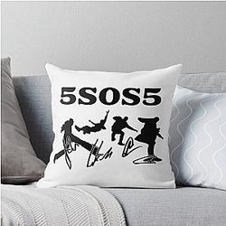 5 Seconds of Summer Throw Pillow
