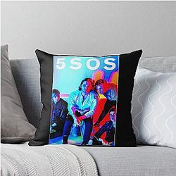 5 Seconds of Summer - Band Photo Throw Pillow