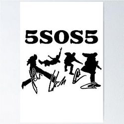 5SOS Merchandise Poster