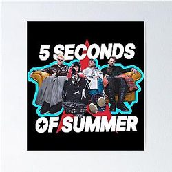 5 Seconds of Summer Graphic Poster
