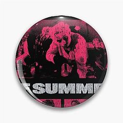 Retro 5 Seconds Summer Tour Photo Graphic Pop Punk Band Pin