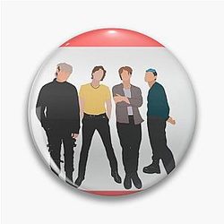 5 Seconds of Summer Digital Art Pin