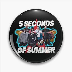 5 Seconds Of Summer Graphic Pin