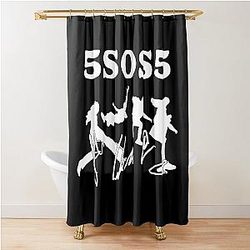5 Seconds of Summer Merch Shower Curtain