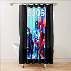 5 Seconds of Summer - Band Photo Shower Curtain