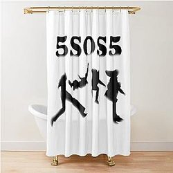 5 Seconds of Summer Shower Curtain
