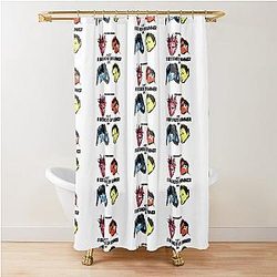5 Seconds of Summer Pop Punk Band Silhouette Art Shower Curtain