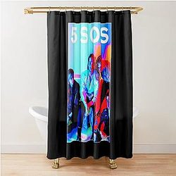 5 Seconds of Summer - Sos Band Photo Shower Curtain