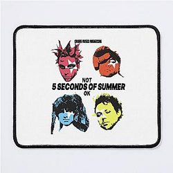 5 Seconds of Summer Pop Band Silhouette Art Mouse Pad