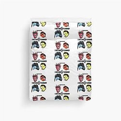 5 Seconds of Summer Silhouette Art Duvet Cover