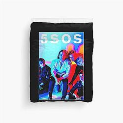 5 Seconds of Summer - Band Photo Duvet Cover