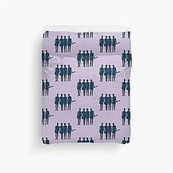 5 Seconds of Summer Silhouette Duvet Cover