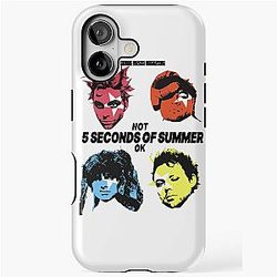 5 Seconds of Summer Pop Band Silhouette Art iPhone Case