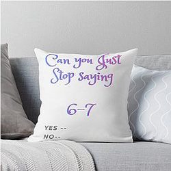 Seven Throw Funny Pillow