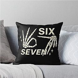 Skeleton Hands Halloween Throw Pillow