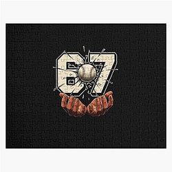 Baseball - Cracked Ball 67 Funny Meme Jigsaw Puzzle