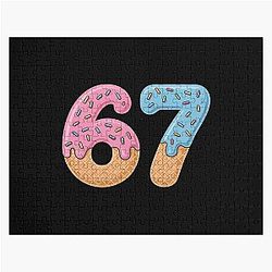 Ice Cream Drip Meme Gen Alpha Slang, Ice Cream Sprinkles Number Jigsaw Puzzle