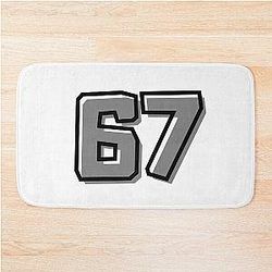 Number 67 Bath Mat