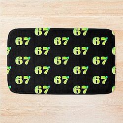 Number 67 Bath Mat