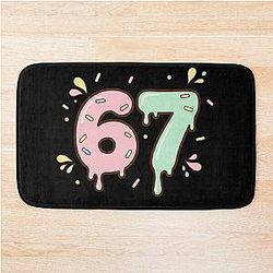 Ice Cream Drip Bath Mat