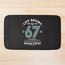 67th Birthday - Life Begins at 67