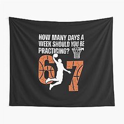 How Many Days a Week Should You Be Practicing? Funny Basketball Player Gift Sports Training Humor Graphic Tee