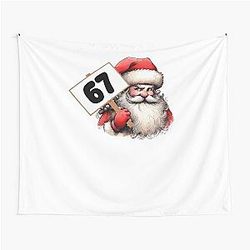 Christmas Funny Santa for Men Women Kids Tapestry