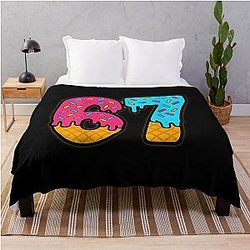 Six Ice Cream Drip Sport Fun Mason Throw Blanket