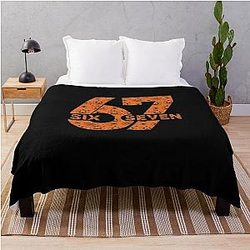 Jack O Lanterns & Webs Halloween Throw Blanket